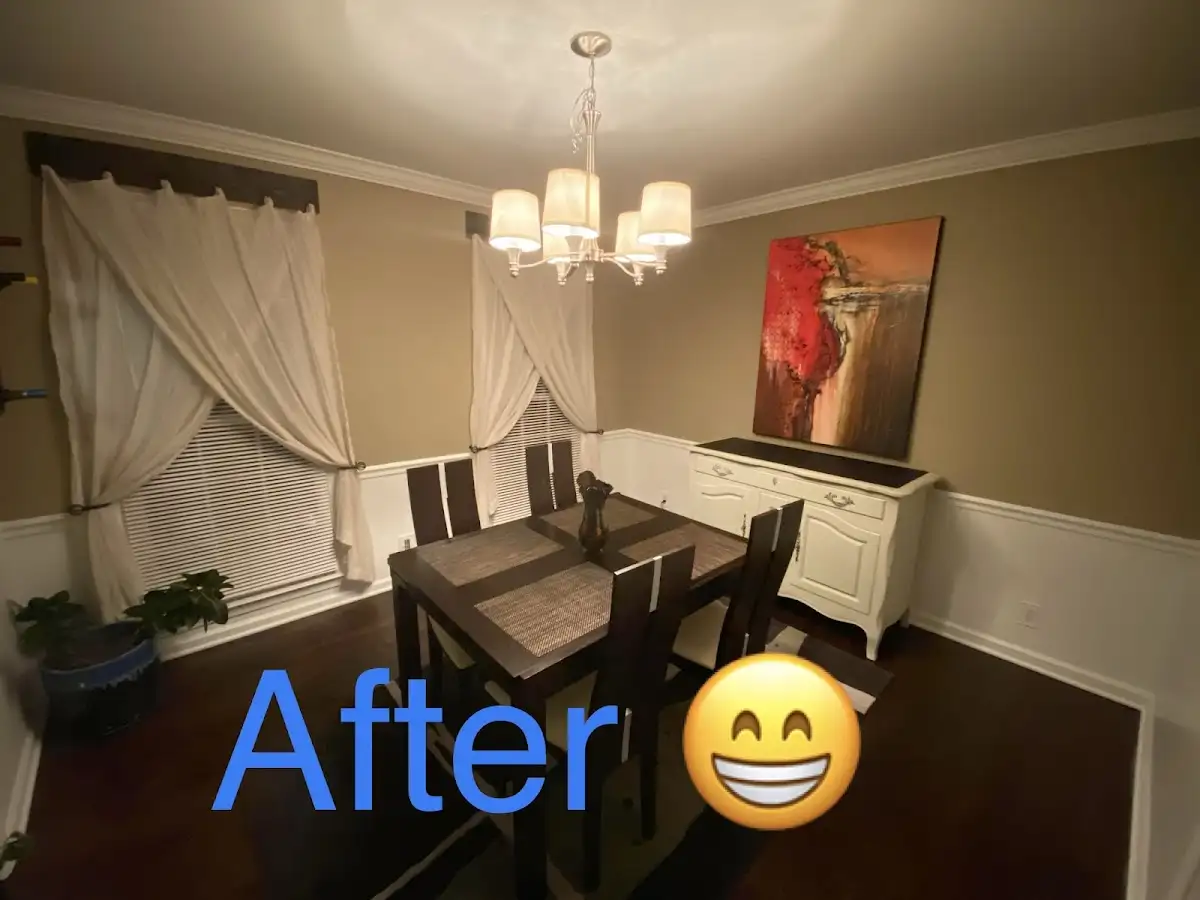 Professional dining room restoration after water damage in Amherst
